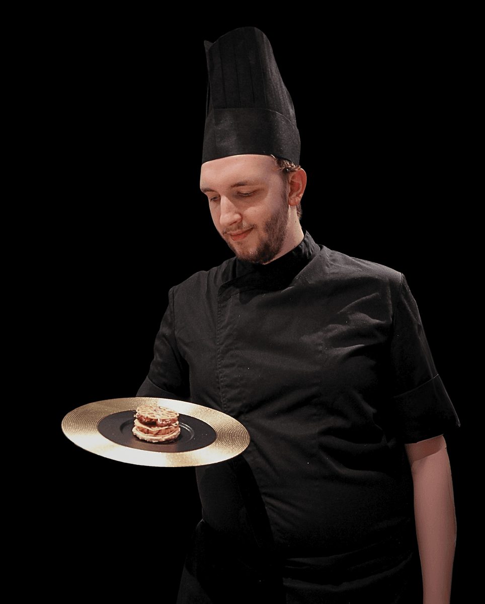 Chef Esteban en action dans une cuisine